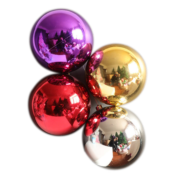 Plated Ball Plastic Christmas Decorative Ball