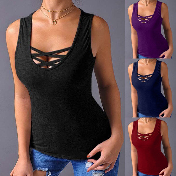 Sexy sleeveless vest