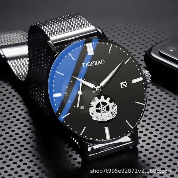 Fully automatic men's watch men's calendar luminous waterproof watch