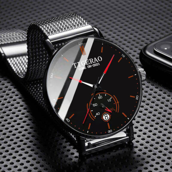 Fully automatic watch men's non-mechanical watch calendar waterproof watch