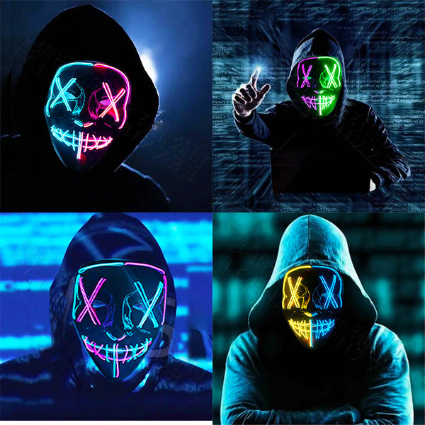 Cold light halloween mask