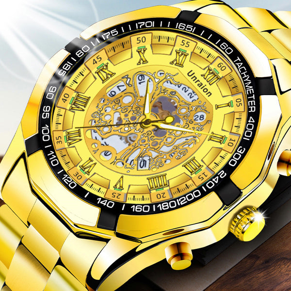 Fully automatic movement watch men's calendar waterproof luminous watch