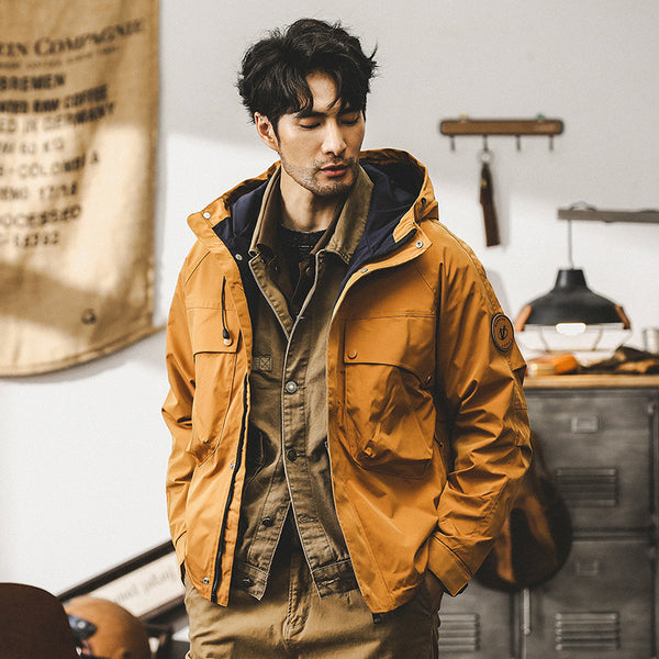 Outdoor windproof and waterproof jacket
