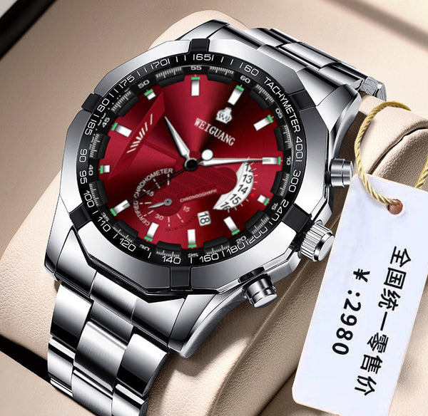 Fully automatic movement watch men's calendar waterproof luminous non-mechanical watch