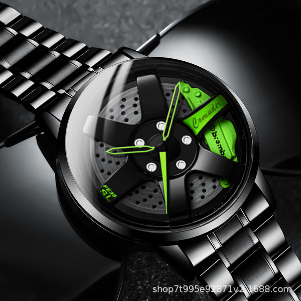 Fully automatic movement watch men's waterproof wheel style non-mechanical watch