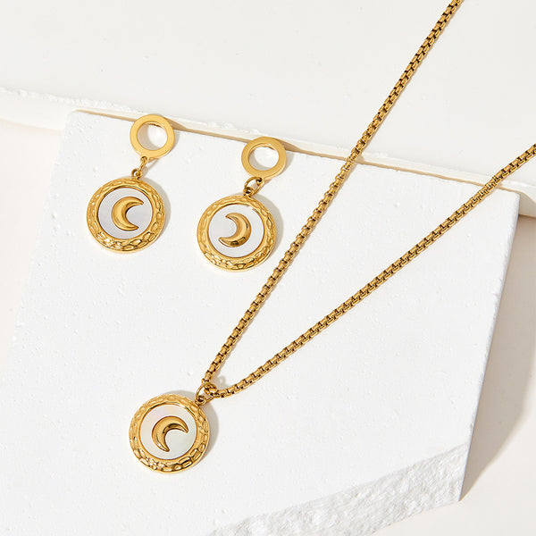 Stainless steel jewelry set