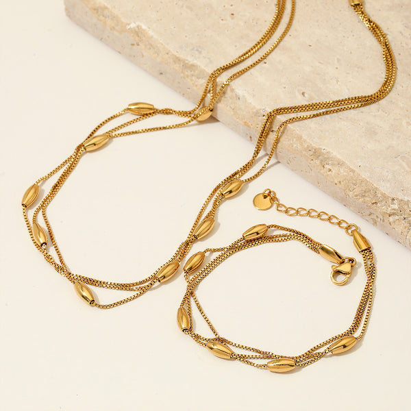 Wheat multilayer clavicle chain