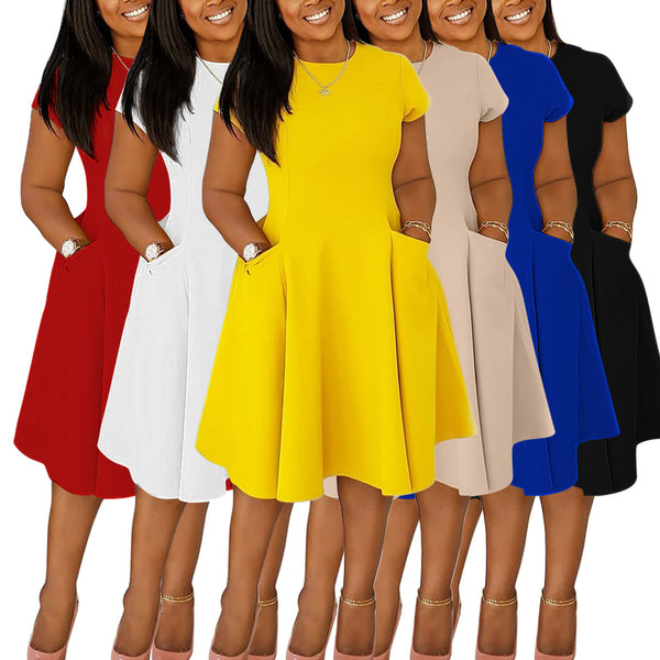 Slim A-shaped skirt Medium and long skirt