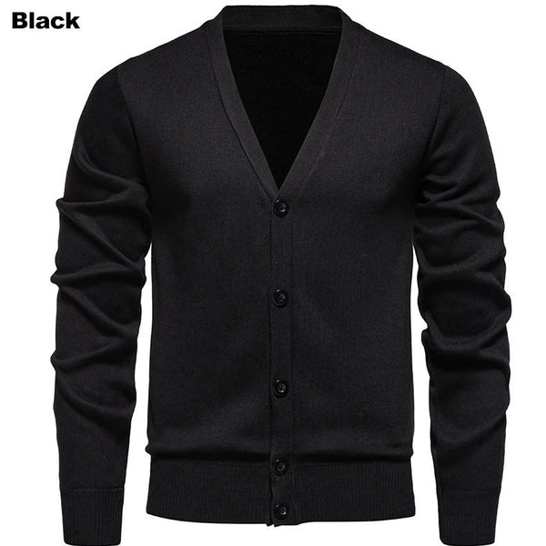 Men's V-neck Knitted Sweater