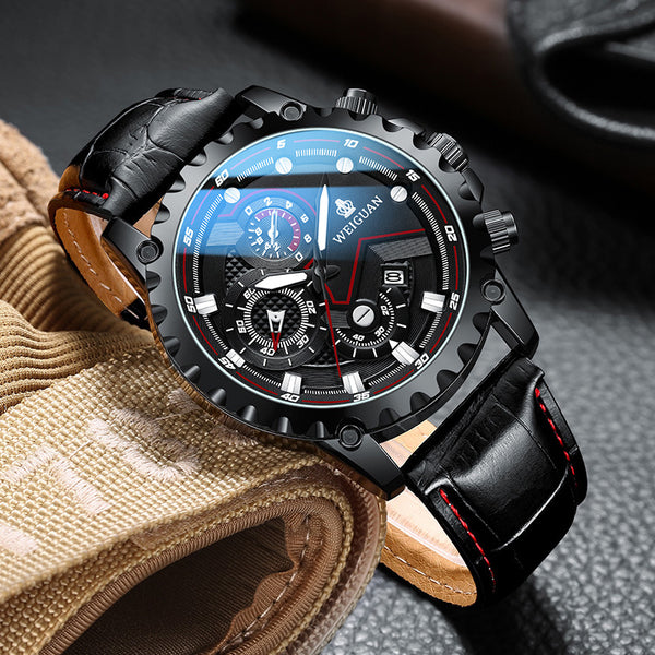 Men's automatic imitation mechanical watch waterproof luminous calendar watch