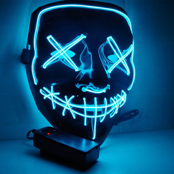 LED luminous black V mask