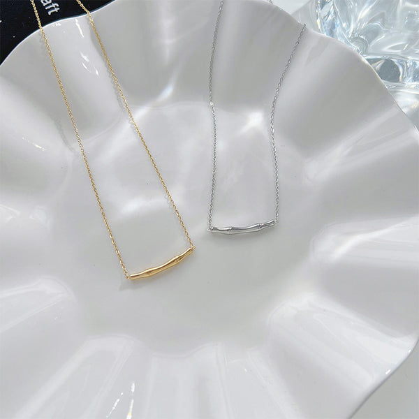 Smile bamboo necklace