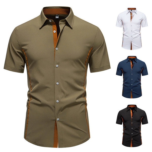 Triangle neck long sleeve shirt