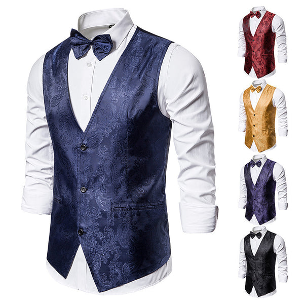 Men's Jacquard Vest