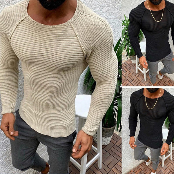 Men's Knitted Sweater Top