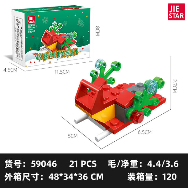 Christmas building block toy