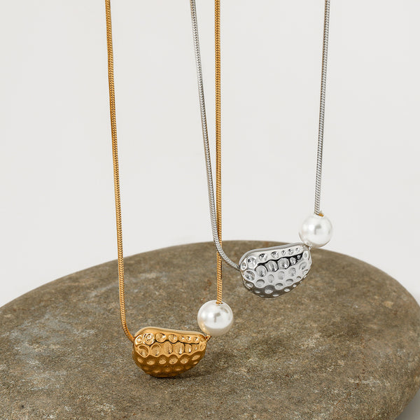 316 stainless steel irregular pendant necklace