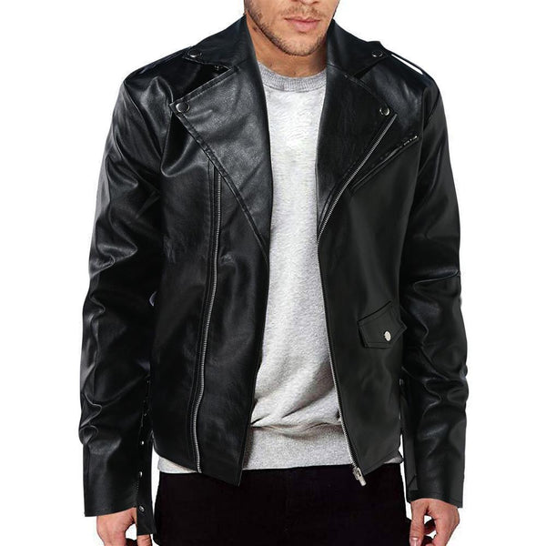 PU leather jacket