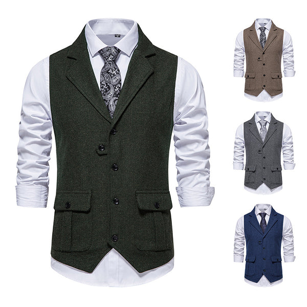 Vintage lapel vest
