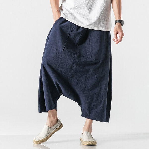 Men's Wide Leg Capris