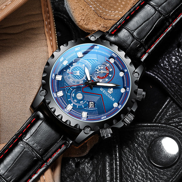 Men's Waterproof Calendar Sports Quartz Watch
