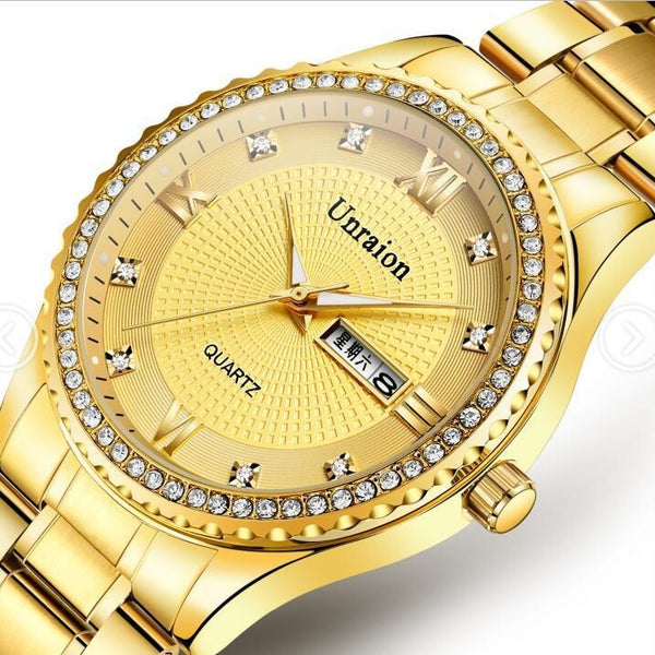 Fully automatic watch men's luminous waterproof calendar watch