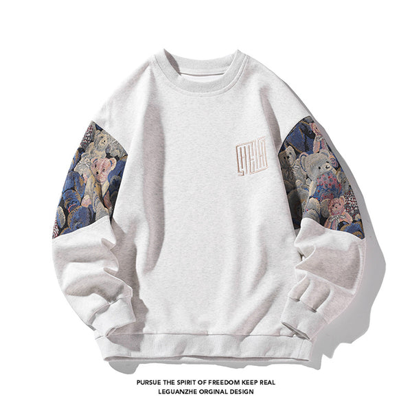 American embroidered sweater