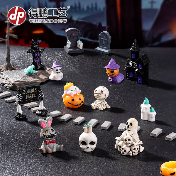 Micro Landscape Halloween Easter Decorative Accessories Knickknacks