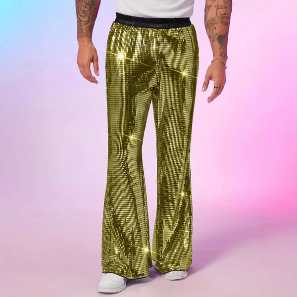 Men's Nightclub Style Flared Pants