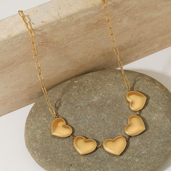 316 stainless steel love pendant necklace