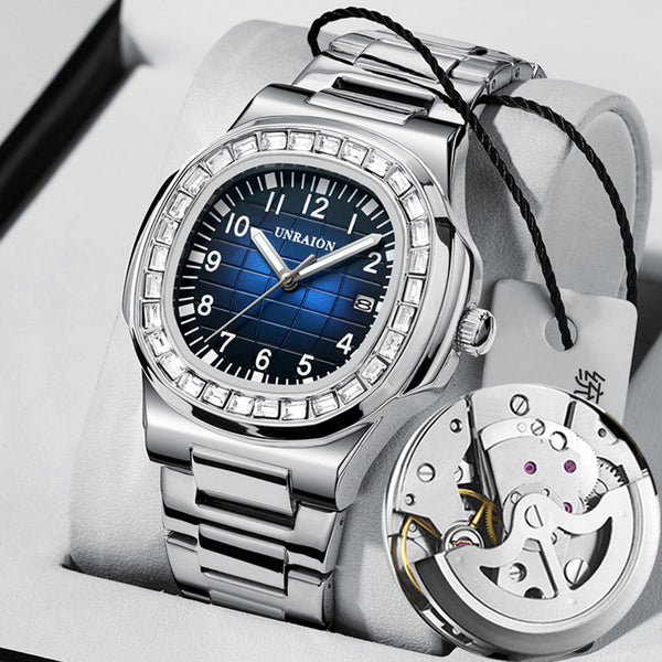 Square men's watch men's waterproof luminous calendar sports watch