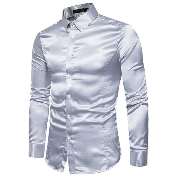 Men's glossy shirt