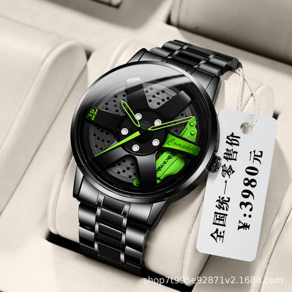 Fully automatic movement watch men's waterproof non-mechanical watch