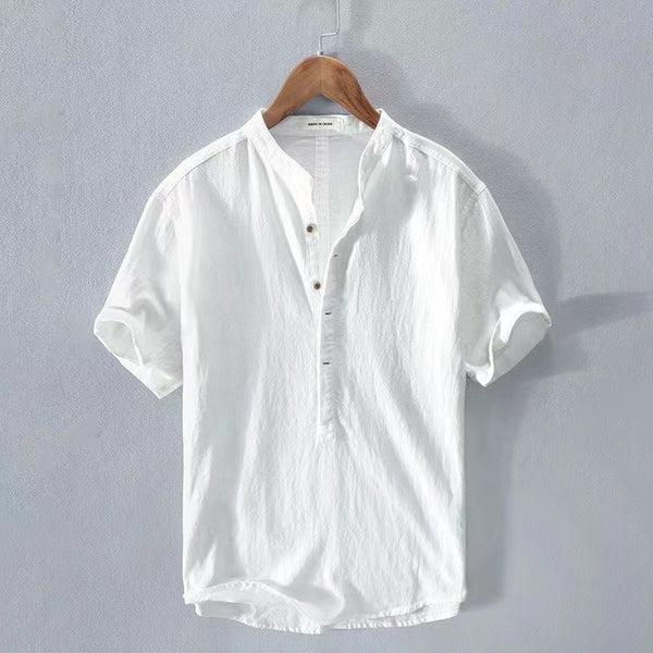 V-neck pullover casual shirt