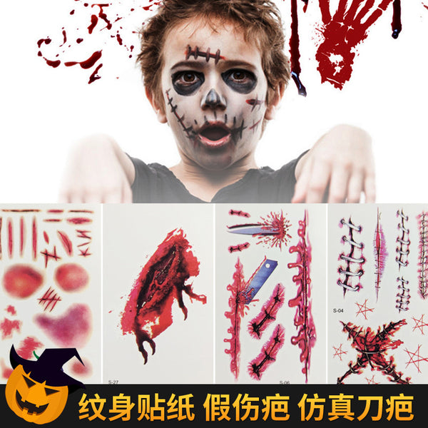 Halloween tattoo stickers