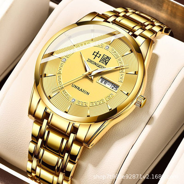 Men's Watch Double Calendar Luminous Business Watch