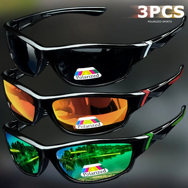 1/3PCS Vintage Sports Sunglasses