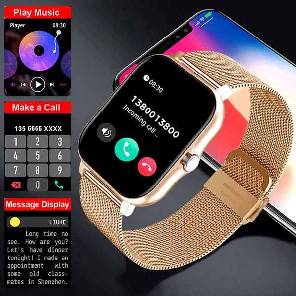 Full Touch Amoled BT Call Sport Waterproof Watches