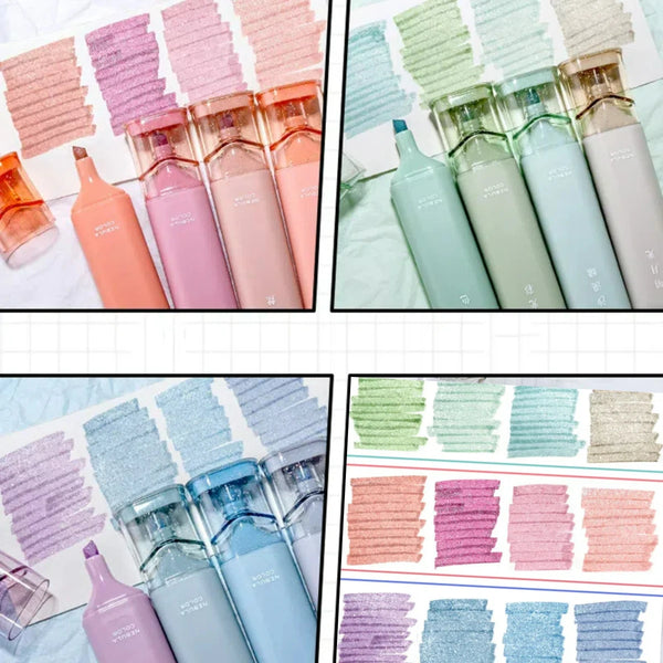 4pcs Glitter Color Shiny Pens Set